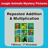Repeated Addition & Multiplication - Math Mystery Pictures