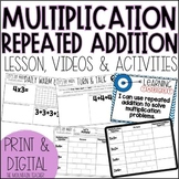 Repeated Addition Multiplication Worksheets | Multiply by 