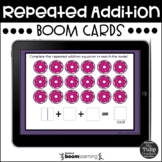 Repeated Addition with Multiplication Boom Cards™ - Digita