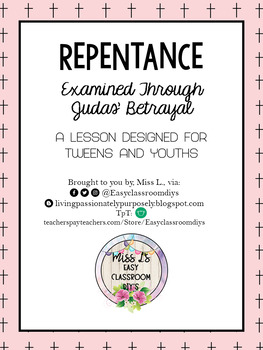Preview of Repentance Explained Through Judas' Betrayal