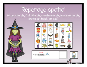 Repérage spatial (Halloween) by Manon Rodrigue | TPT