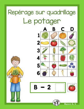 Reperage Sur Quadrillage Dans Le Potager By Manon Rodrigue Tpt