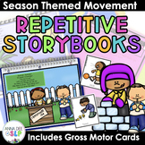 Seasonal Repetitive Gross Motor Story for Preschool Speech