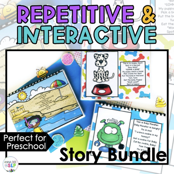 Preview of Repetitive Book Bundle for Preschool Apraxia of Speech and Early Intervention