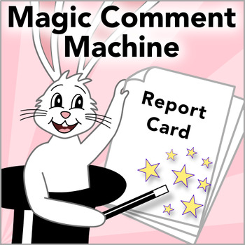 Preview of Report Card Comment Generator – A Time Saver!
