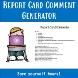 Report Card Comment Generator (Keep it Simple!)