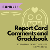 Report Card Comment Generator and Gradebook: Exploring Fam