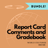 Report Card Comment Generator and Gradebook: World Culture