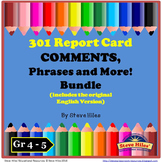 Report Card Comments BUNDLE: Volume #1