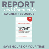 Report Card Comments 3rd Quarter Templates & Guide