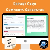 Preview of Report Card Comments Generator | Grades K-5 | Standards-Based | 450+ Comments!