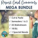 Report Card Comments 3rd Quarter and More BUNDLE