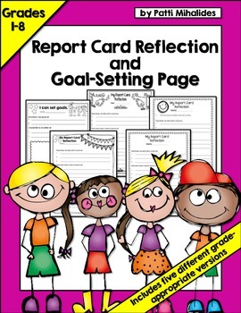 Preview of Report Card Reflection/Goal Setting Printable