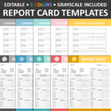 Report Card Templates Editable (A)