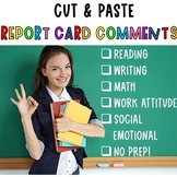 End of Year 2nd Grade Report Card Comments