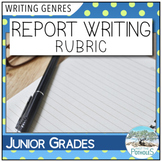 Report Writing Success Criteria / Rubric