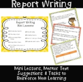 Report Writing Unit- 9 Mini Lessons