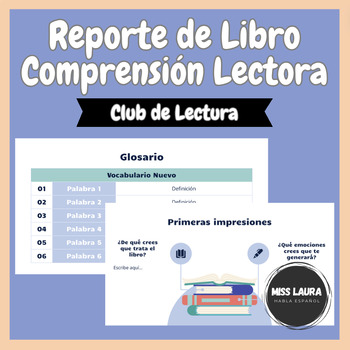 Preview of Reporte de Lectura / COMPRENSIÓN LECTORA / Proyecto Lectura (Análisis) Español