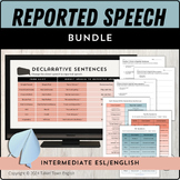 Reported Speech ESL Worksheets, Anchor Charts, Presentatio