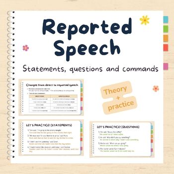 reported speech statements questions commands