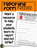 Reporting Form FREEBIE