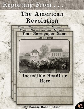 Preview of Reporting From the American Revolution (Plus Easel Activity)