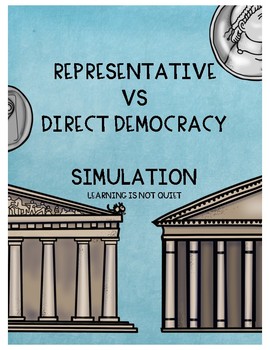 Preview of Representative or Direct Democracy Simulation (Plus Interactive Notebook Page)