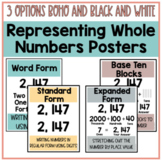 Representing 4 Digit Whole Numbers Posters (Standard, Expa