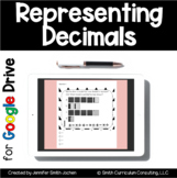 Representing Decimals Task Cards in Google Forms - Digital