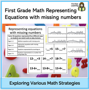 Preview of Math Strategies: Representing Equations With Missing Numbers