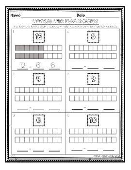 representing even numbers differentiated worksheets tpt