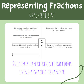 Preview of Grade 3 FL BEST Representing Fractions MA.3.FR.1.1