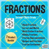 Fractions 2nd-4th Grade Bundle - 7 in 1