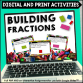 Representing Fractions Digital and Print Task Card Activity