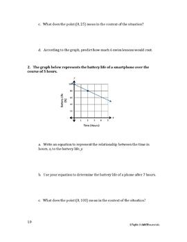 lesson 2 homework practice representing linear functions
