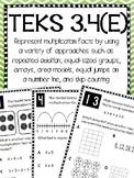 Representing Multiplication TEKS 3.4E Task Cards