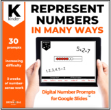 Representing Numbers: Kindergarten Math Number Talks (Digital)