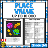 Place Value to 10 000 Worksheets