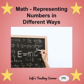 Preview of Grade 6-8 Math - Representing Numbers in Different Ways