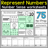 Representing Numbers in Different Ways Worksheets
