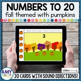Representing Numbers to 20 with Pumpkins Boom Cards ™