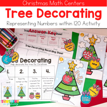 Representing Numbers within 120 Activity - Tree Decorating | TPT