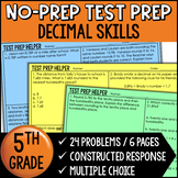 Representing, Rounding, and Comparing Decimals - "No Prep"