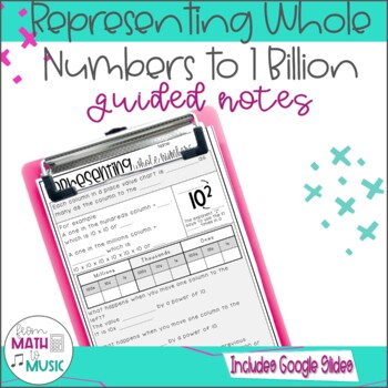 Preview of Representing Whole Numbers to 1 Billion Guided Notes