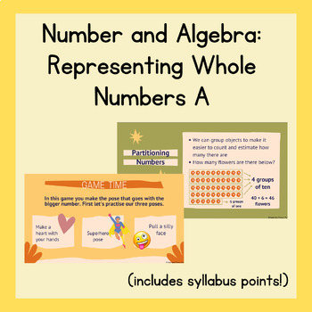 Preview of Representing whole numbers A - Stage 1 - Australian Primary Fun