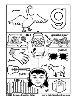 Reproducible Picture Dictionary Coloring Book for Beginning Readers