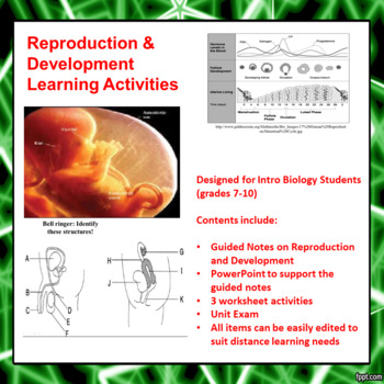 Preview of Reproduction and Development Learning Activities (Distance Learning)