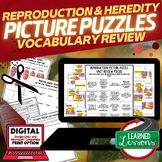 Reproduction and Heredity Picture Puzzle Study Guide Test Prep