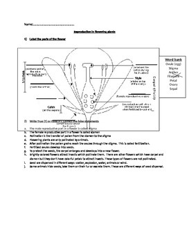 Preview of Reproduction in plants