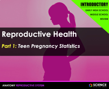 Preview of Teen Pregnancy STDs or STIs & Contraception PPT Presentation + Student Notes
